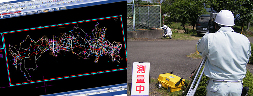 用地測量・地形測量の写真